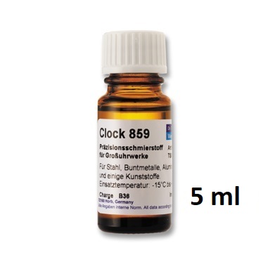 Clock 859 / 5 ml - syntetický olej pro mazání pendlovek a větších strojů