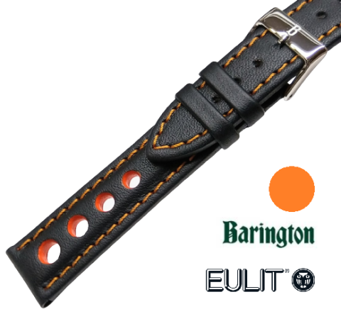 RACING černá + oranžová / š. 18 (16) mm / Barington
