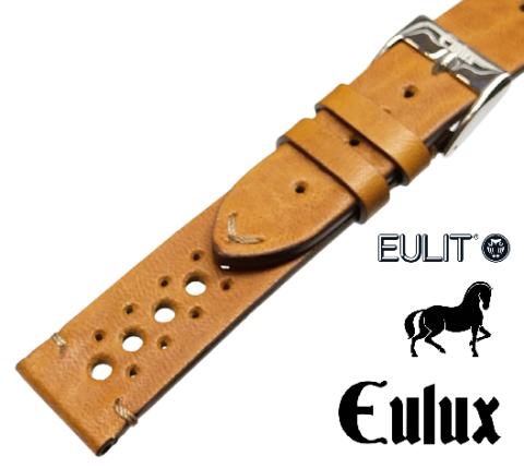 CAVALLO EULUX hnědá gold / š. 22 (20) mm / Eulit