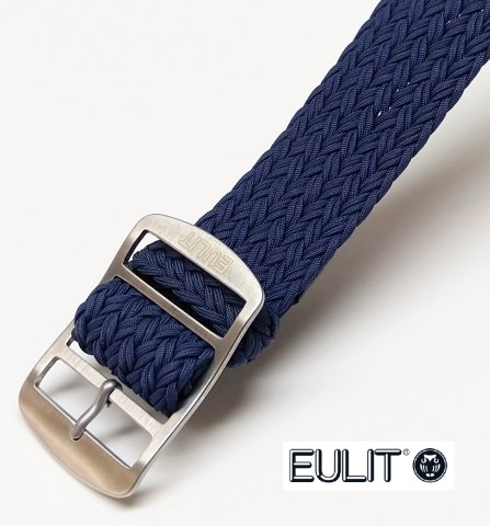 ATLANTIC perlon průvlek, modrá navy / š. 22 mm / EULIT