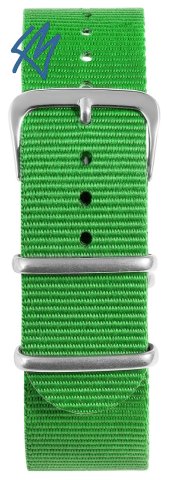 CANOE nato strap zelená / š. 20 mm