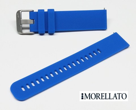 BYTE silikon / modrá světlá / š. 20 (20) mm Morellato