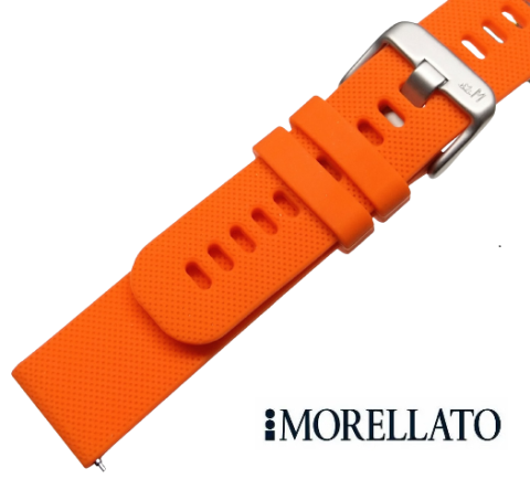 BYTE silikon / oranžová / š. 18 (18) mm Morellato
