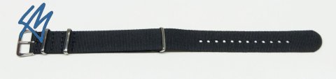 AVION nato nylon / černá / š. 22 mm