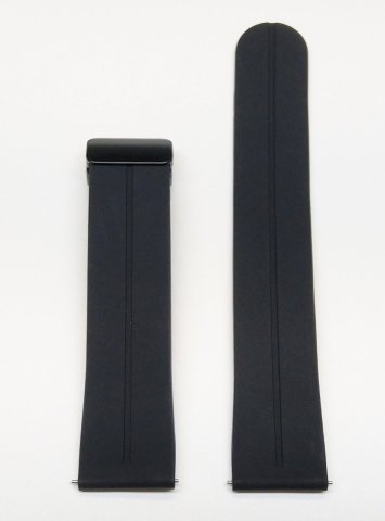 ACTICO silikon s pantovou sponou / černá / š. 20 (20) mm
