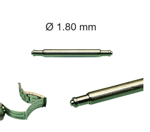 12 mm SPONOVÁ stěžejka nerez Ø 1,80 mm