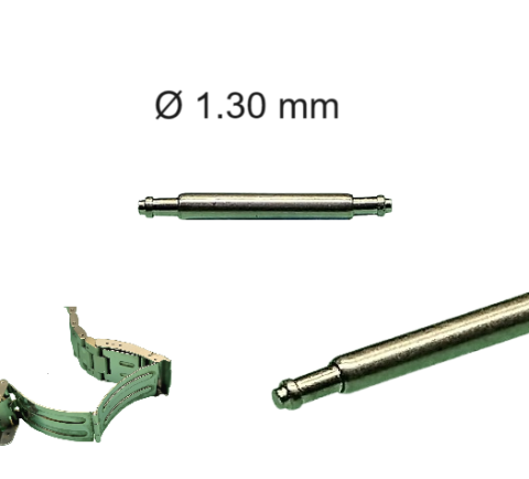 15 mm SPONOVÁ stěžejka nerez Ø 1.30 mm