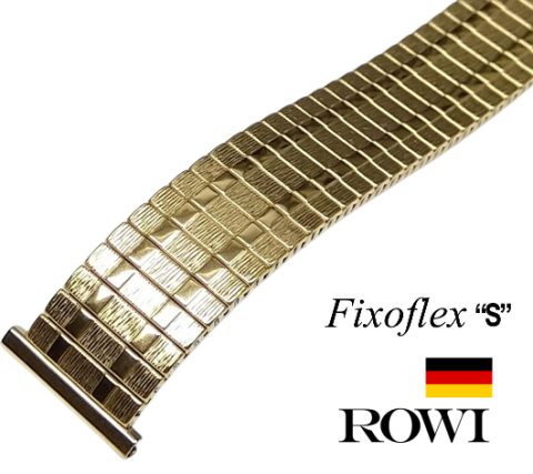 FIXOFLEX model 5158 / zlacený nerez / š. 16 - 20 mm ROWI