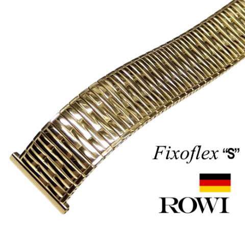 FIXOFLEX model 5345 / zlacený nerez / š. 16 - 20 mm ROWI