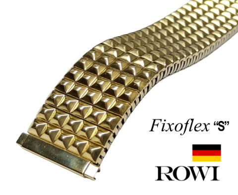 FIXOFLEX model 5366 / zlacený nerez / š. 20 - 22 mm ROWI