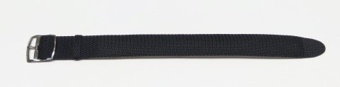 KRISTALL XL perlon průvlek, černá / š. 18 mm / EULIT