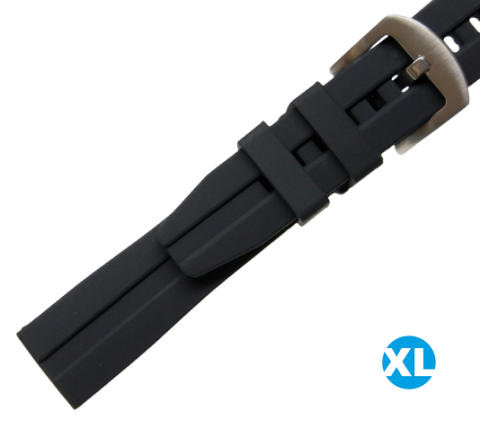 TARGET XL silikon / černý š. 20 (18) mm