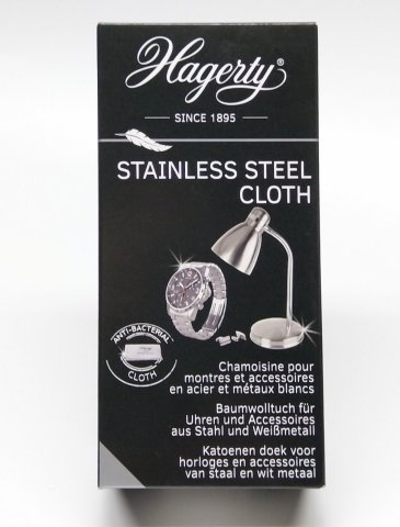 Hagerty Stainless Steel Cloth / bavlněný čistící a leštící hadřík 36 cm x 30 cm