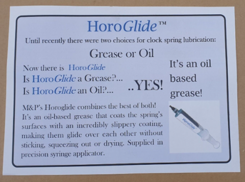 HORO-GLIDE olejový tuk / 15 ml / made in UK