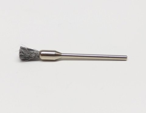 Štětkový kotouček ocelový na stopce STŘEDNĚ TVRDÝ / Ø 5 mm