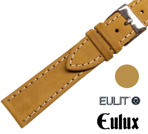 EULUX NUBUK hnědá / š. 20 (18) mm / Eulit - Eulux