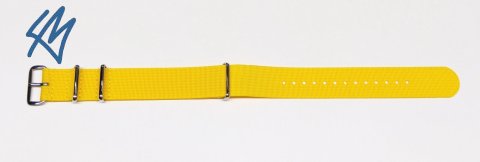 TREKKER nato strap / žlutá / š. 20 mm