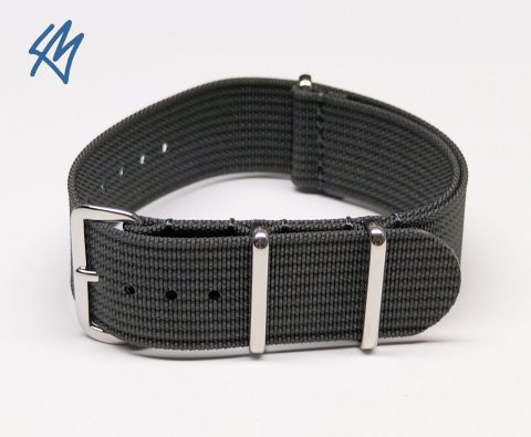 TREKKER nato strap / tmavá šedá / š. 22 mm