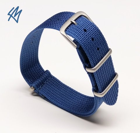 TREKKER nato strap / modrá / š. 20 mm