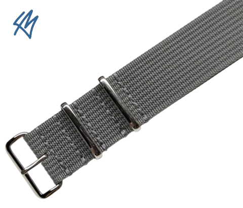 TREKKER nato strap / šedá / š. 18 mm