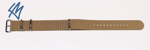 TREKKER nato strap / tmavá khaki / š. 20 mm