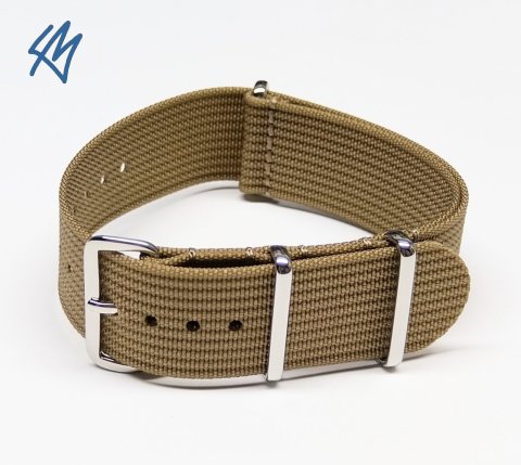 TREKKER nato strap / tmavá khaki / š. 20 mm