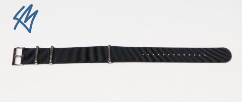 ROYAL nato nylon / černá / š. 22 mm