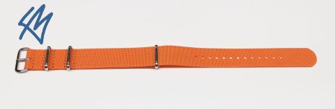 TREKKER nato strap / oranžová / š. 20 mm