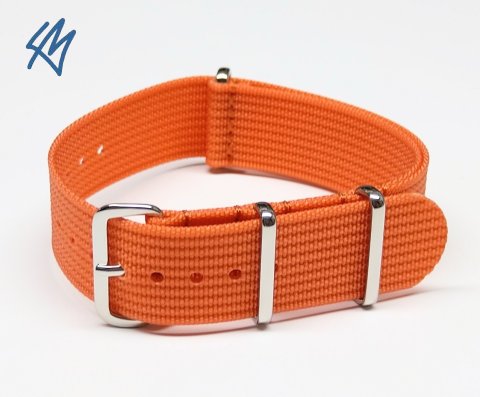 TREKKER nato strap / oranžová / š. 20 mm