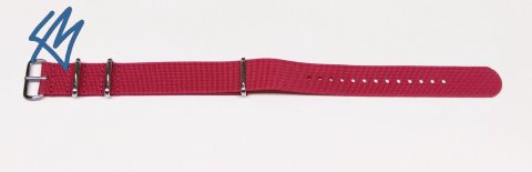 TREKKER nato strap / červená / š. 20 mm