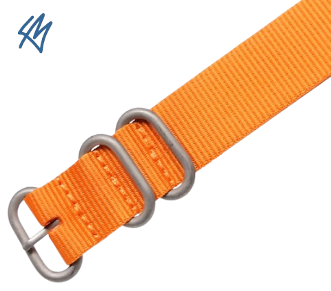 Oranžová Nato ZULU/ 5R strap / š. 24 mm