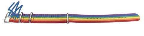 RAINBOW Nato strap / š. 14 mm