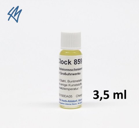 Clock 859 / 3,5 ml - syntetický olej pro mazání pendlovek a větších strojů