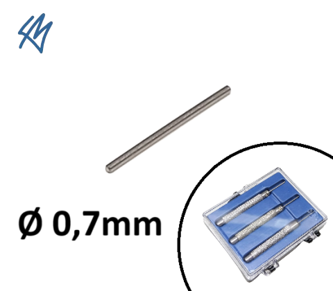 Ø 0,7 mm náhradní hrot pro VYRÁŽEČ SPOJŮ KOVONÁRAMKŮ