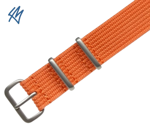 TREKKER nato strap / oranžová / š. 18 mm