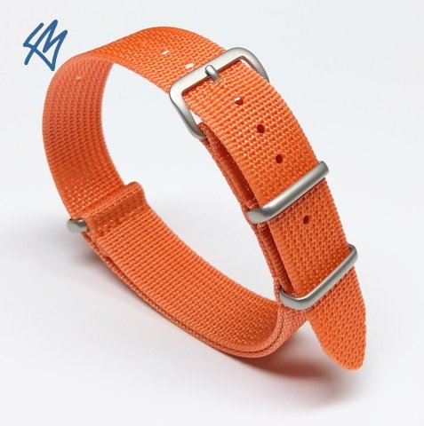 TREKKER nato strap / oranžová / š. 18 mm