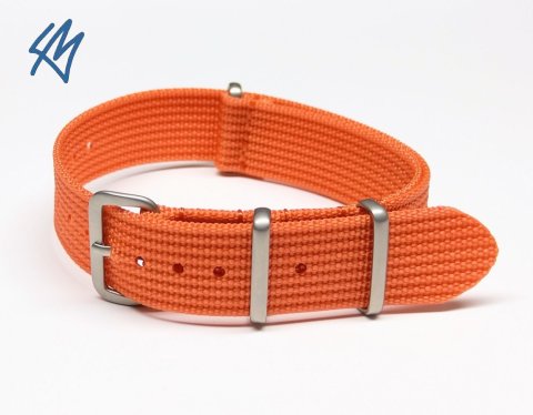 TREKKER nato strap / oranžová / š. 18 mm