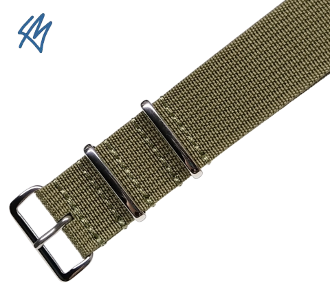 TREKKER nato strap / zelená / š. 18 mm