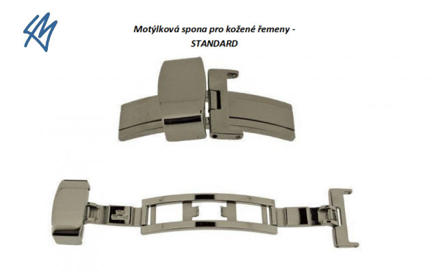 motylkova spona pro kozene remeny standard