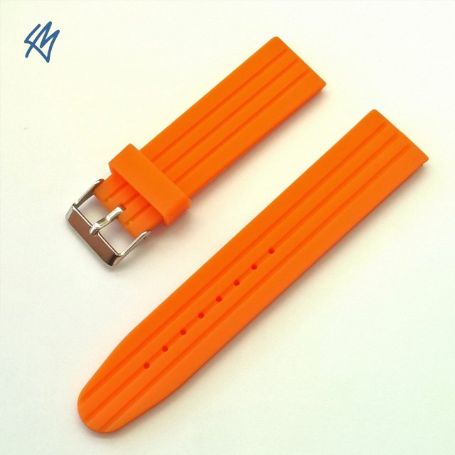Silikon řemen FUGA Economy oranžový 20 / 18 mm