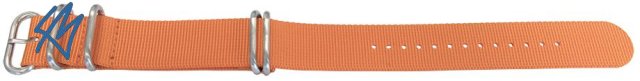 Oranžová Nato ZULU/ 5R strap / š. 22 mm