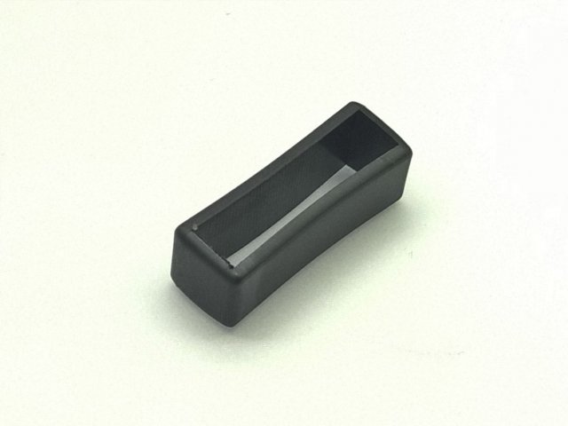 Černé PVC poutko / 28 mm