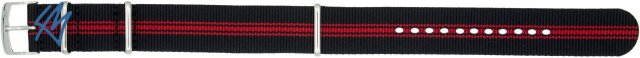 BAND černá, červená / š. 18 mm / Morellato