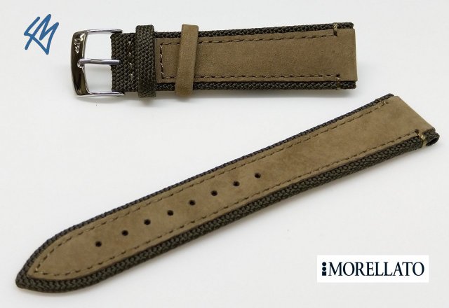 Vecellio zelená, hnědá / š. 22 (18) mm Morellato