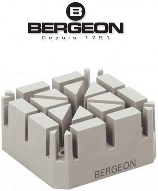 KOSTKA BERGEON 6744-P - pro zkracování kovonáramků - ŠEDÁ