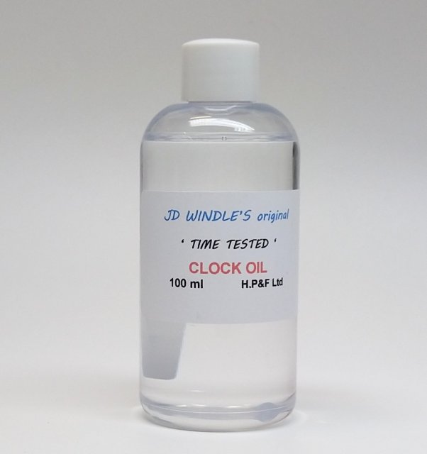 Windles "Clock oil" 100ml - přírodní olej "č. 3" pro pendlovky a velké stroje
