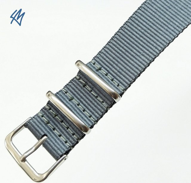 CANOE nato strap šedá / š. 20 mm