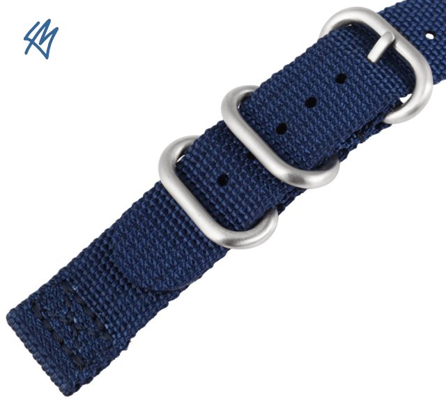 KAYAK zulu strap dvoudílný / modrá / š. 20 (20) mm