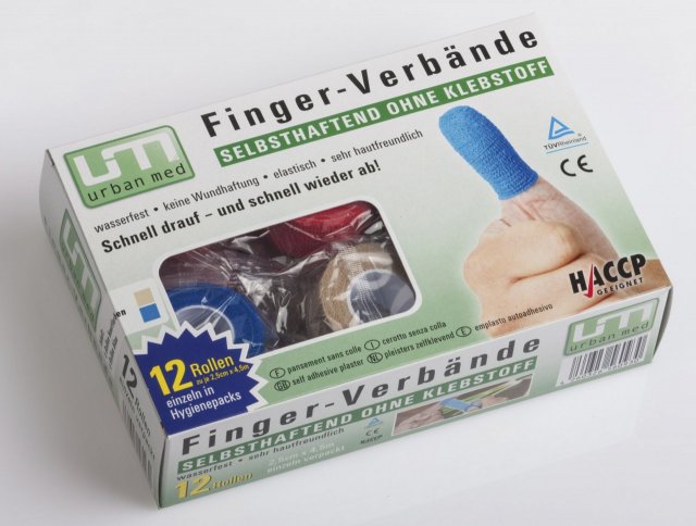 RF Care - samolepicí páska na ochranu prstů - 12ks v krabici
