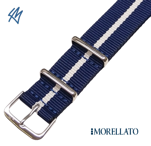 BAND modrá, bílá / š. 22 mm / Morellato
